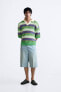 Bermuda jorts with crochet stripes - limited edition