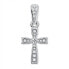 Фото #1 товара Fine White Gold Cross Pendant 249 001 00570 07