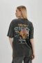Kadın T-shirt Antrasit C3083ax/ar191