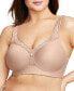 Бюстгальтер без уплотнителя Glamorise Full Figure MagicLift Seamless #1007 Коричневый, 40F - фото #1