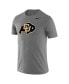 Men's Heathered Gray Colorado Buffaloes School Logo Legend Performance T-shirt