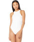 Фото #2 товара Abercrombie & Fitch 291347 Seamless Rib Scuba Bodysuit White Size MD