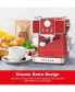 Фото #4 товара 2-Cup Retro Espresso Machine with Milk Frother