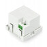 Wall socket 250V charger 2x USB 45x45mm 2,1A - white