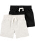 Фото #4 товара Baby 2-Pack Cotton Pull-On Shorts 18M