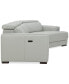 Jenneth 3-Pc. Leather Sofa with 2 Power Motion Recliners and Cuddler, Created for Macy's