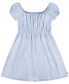 ფოტო #1 პროდუქტის Big Girls Square Neck Puff Sleeve Dress