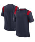 Men's Navy New England Patriots Sideline Tonal Logo Performance Player T-shirt