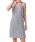 ფოტო #1 პროდუქტის Women's Sleeveless Tank Sleep Dress