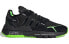 Фото #3 товара Кроссовки спортивные adidas originals Nite Jogger Упругие и антискользящие 低帮 Спортивная обувь для мужчин и женщин Черно-зеленая