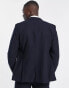 Фото #4 товара Selected Homme slim fit wool mix suit jacket in navy