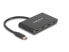 Фото #1 товара Delock USB 3.2 Gen 1 Type-C Hub mit 3 x Buchse+ 1 PD 100