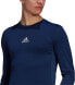 Adidas Koszulka adidas TECHFIT LS TOP GU7338 GU7338 granatowy XL