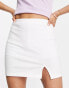 Фото #4 товара ASOS DESIGN Petite split front tennis skort in white