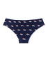 Фото #2 товара Women's Navy Denver Broncos Gauge Allover Print Knit Panties