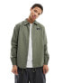 Calvin Klein Jeans badge logo cotton ripstop skater jacket in olive