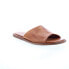 Фото #2 товара Bed Stu Kate F373157 Womens Brown Leather Slip On Slides Sandals Shoes 9