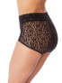 Wacoal 294574 Women's Halo Lace Brief Panty, Black, Medium