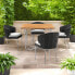 Designer Gartenessgruppe Desha 5-teilig