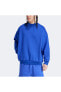 Фото #11 товара Спортивная толстовка Adidas One Fl Crew насыщенного синего цвета
