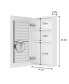 15x26" Bathroom Medicine Cabinet with Mirror, Silver