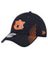 Men's Navy Auburn Tigers Active Slash Sides 39Thirty Flex Hat