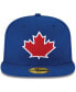 Фото #4 товара Men's Royal Toronto Blue Jays Alternate Authentic Collection On Field 59FIFTY Fitted Hat
