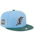 Фото #1 товара Men's Sky Blue, Cilantro Florida Marlins 2003 World Series Cooperstown Collection 59FIFTY Fitted Hat
