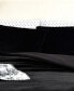 Фото #6 товара CLOSEOUT! Solid Black Faux Fur 3 Piece Duvet Cover Set, King