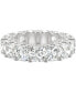 ფოტო #2 პროდუქტის Moissanite Eternity Band (9 ct. t.w. DEW) in 14k White Gold