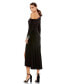 Фото #2 товара Women's Ieena Foldover Long Sleeve Jeweled Midi Dress