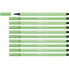 Фото #1 товара Ручки фломастерные STABILO Pen 68 Изумрудный зеленый 10 штук