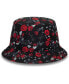 Фото #2 товара Men's Black Manchester United Floral Print Bucket Hat