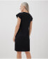 ფოტო #3 პროდუქტის Women's Cotton Relaxed Slub Market Dress