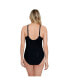 Women's ShapeSolver Draped High Neck One-Piece Swimsuit