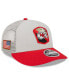 Фото #1 товара Men's Stone, Red Kansas City Chiefs 2023 Salute To Service Low Profile 9FIFTY Snapback Hat