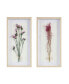 Фото #1 товара Набор из двух картинок Madison Park Avant Garden цветочные, натуральные, в тени, 12" x 24"