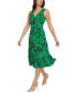 Фото #1 товара Women's Camille Floral Faux-Wrap Midi Dress
