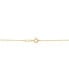 Фото #4 товара Macy's onyx Emerald-Cut 18" Pendant Necklace in 14k Gold