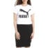 Фото #1 товара Puma Classics Logo Crew Neck Short Sleeve T-Shirt Womens White Casual Tops 53186