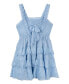 ფოტო #5 პროდუქტის Big Girls Open Back Eyelet Dress