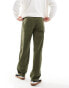 Jack & Jones loose fit painter trouser in khaki