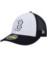 Фото #1 товара Men's White, Navy Boston Red Sox 2023 On-Field Batting Practice Low Profile 59FIFTY Fitted Hat