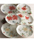 Фото #4 товара Butterfly Meadow Holiday 18-PC Dinnerware Set, Service for 6