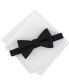 ფოტო #1 პროდუქტის Men's Cassina Vine Bow Tie & Pocket Square Set, Created for Macy's