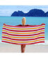 Фото #2 товара Cabo Cabana Beach Towel (4-Pack, 30x70 in.), Soft Ringspun Cotton, Alternating Stripe Colors, Oversized Cabana Pool Towel