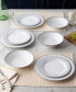 Satin Flourish 4 Piece Salad Plate Set, Service for 4