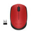 Фото #2 товара Logitech M170 Wireless Mouse - Ambidextrous - Optical - RF Wireless - 1000 DPI - Red