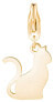 Фото #1 товара Gold-plated cat Pendant Happy SHA314