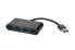 Фото #1 товара USB-USB-концентратор KENSINGTON Kensington UH4000 USB 3.0 4-Port Hub, черный, для Windows и Mac OS X